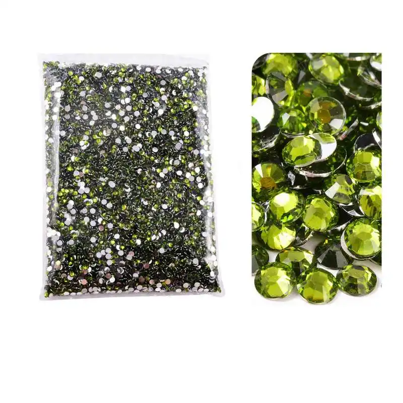 5000/10000 stuks Niet Hot Fix Steentjes 2/3/4mm Hars Plaksteen Kristal Strass DIY Nail Art Sieraden Kledingstuk Decoraties Lijm Op