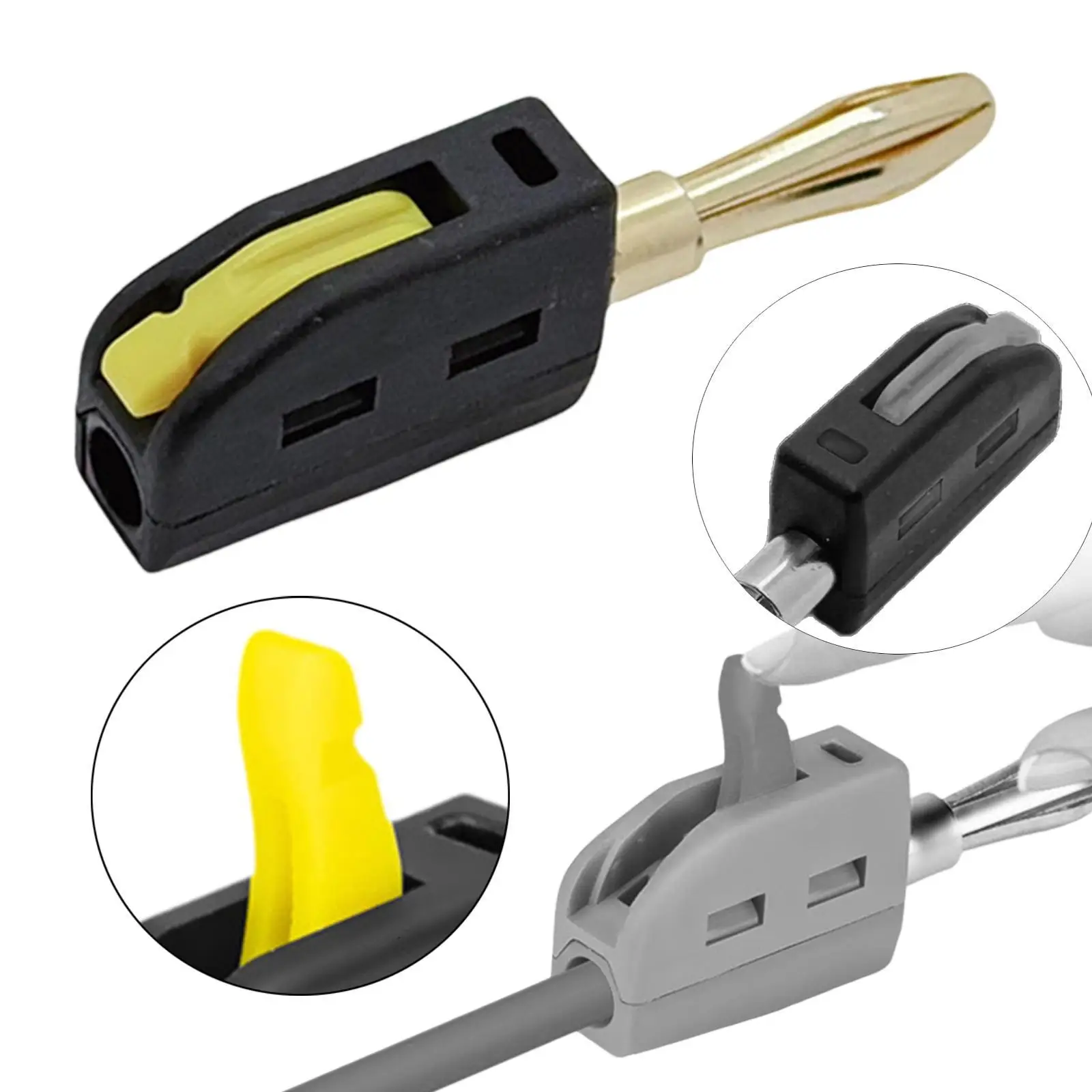 4mm Banana Plug Quick Connect 32A for Sound Systems Home Theaters Amplifiers