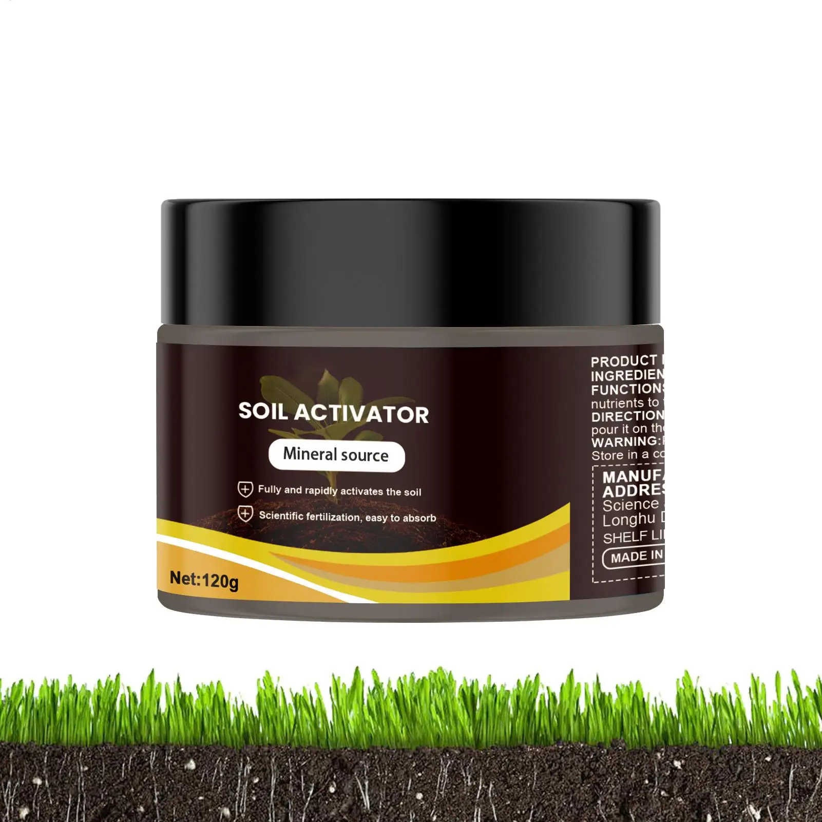Activador de Suelo, potenciador de la salud del suelo, fertilizante líquido para plantas de interior y exterior, aumenta la fertilidad del suelo, mejora la estructura del suelo