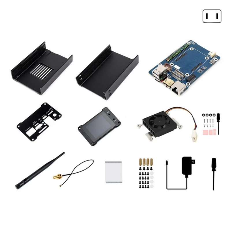 

For RPi Compute Module 4 NAS Host Networking Storage Server Double Slots