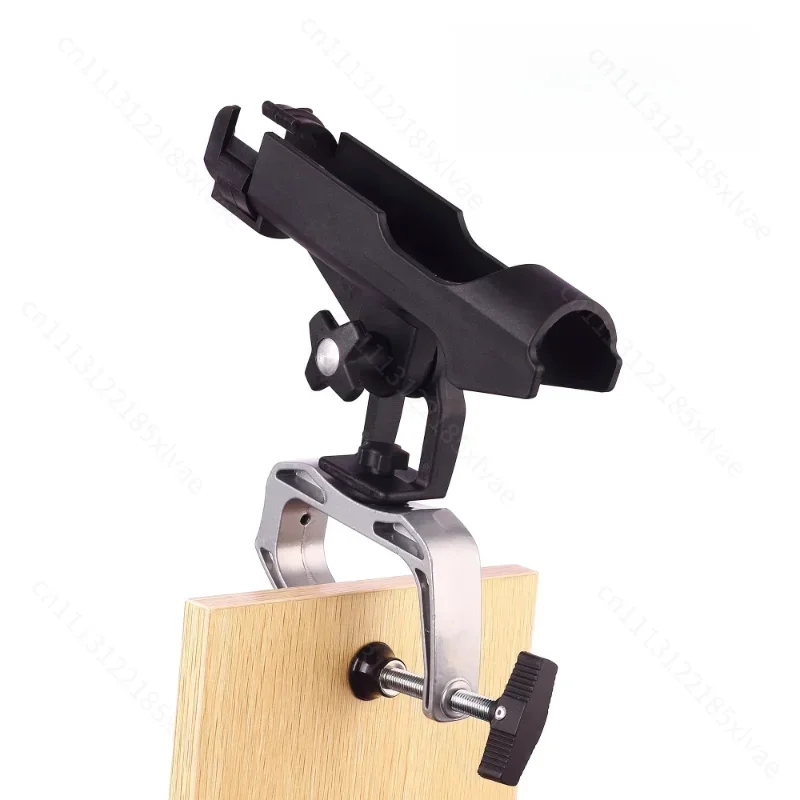 RH20 Marine Fishing Rod Holder, Adjustable Rail Mount Rod Bracket, Anti-Rust Aluminum Rack, Universal Accessory
