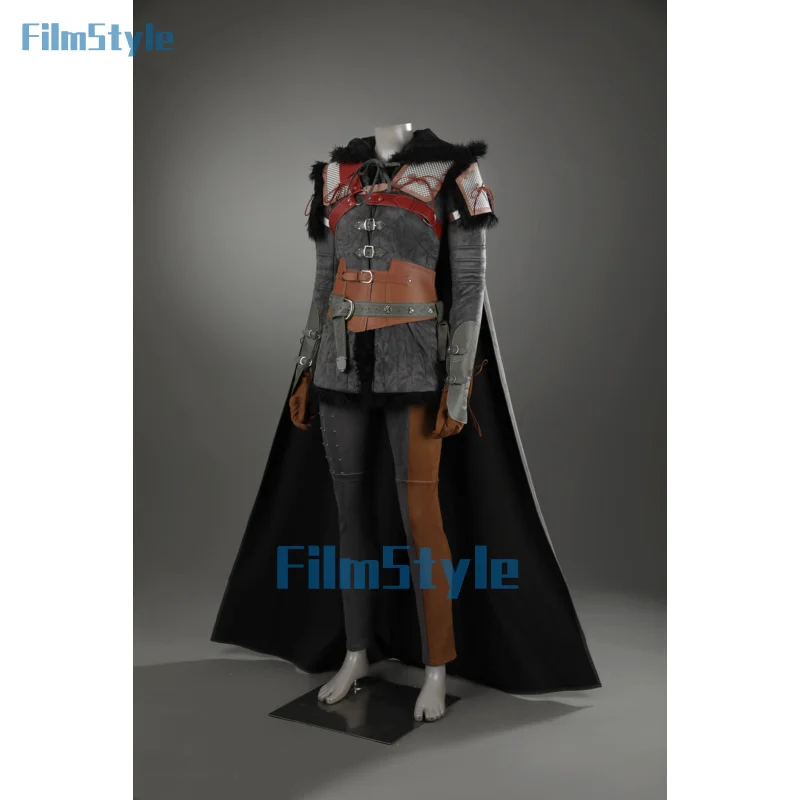 زي سيري التأثيري لعبة ويتشر 4 زي الهالوين كرنفال حفلة عيد الميلاد لعب الأدوار ملابس الملابس للنساء #5