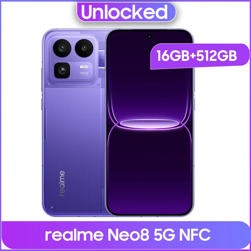 realme Neo 8 5G NFC Snapdragon 8 Gen 5 6.78インチ AMOLEDスクリーン