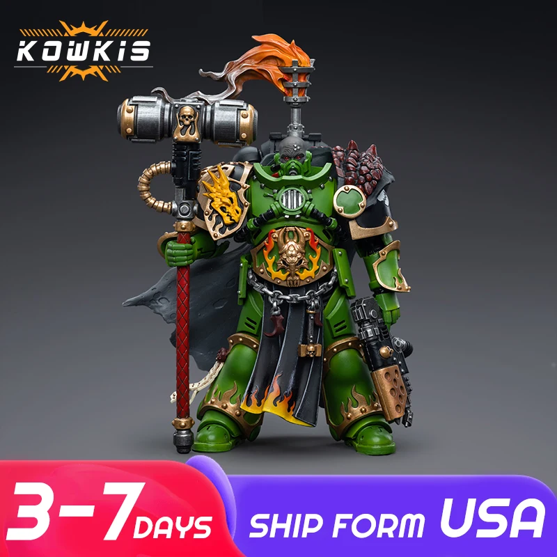 In Stock JOYTOY Warhammer 40K Salamanders Captain Adrax Agatone 1:18 Action Figure,Collection Model Gift for Adults