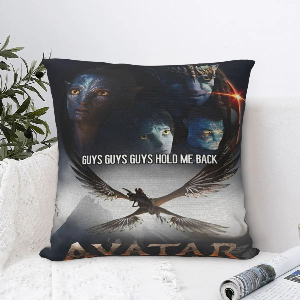 

Наволочка «Аватар: Огонь и Пепел» из мягкого полиэстера, декоративная наволочка, чехол для дома на молнии, 45X45 см, разные размеры