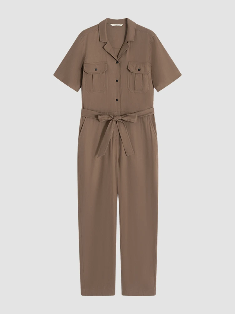 Broalida Casual Rer mit Gürtelverzierung, Bündchen, knöchelhohe Taille, Hose für Damen, Sommer 2023, normal, dünn