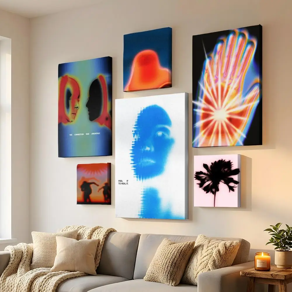 Japandi style Antoine Paikert Framed Wall Painting HD Canvas Wall Art | Optional Framed/Unframed | Modern Entryway Home Decor