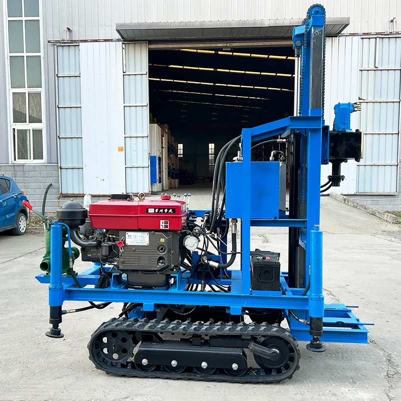 Customized Factory Direct Sale Portable Diesel Water Well Drilling Rig
