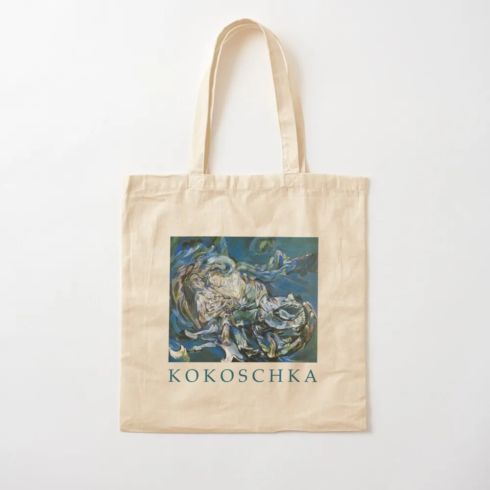 

Oskar Kokoschka Bride of the Wind Painting Design Tote Bag Fabric bag Lady bag tote women Big women
