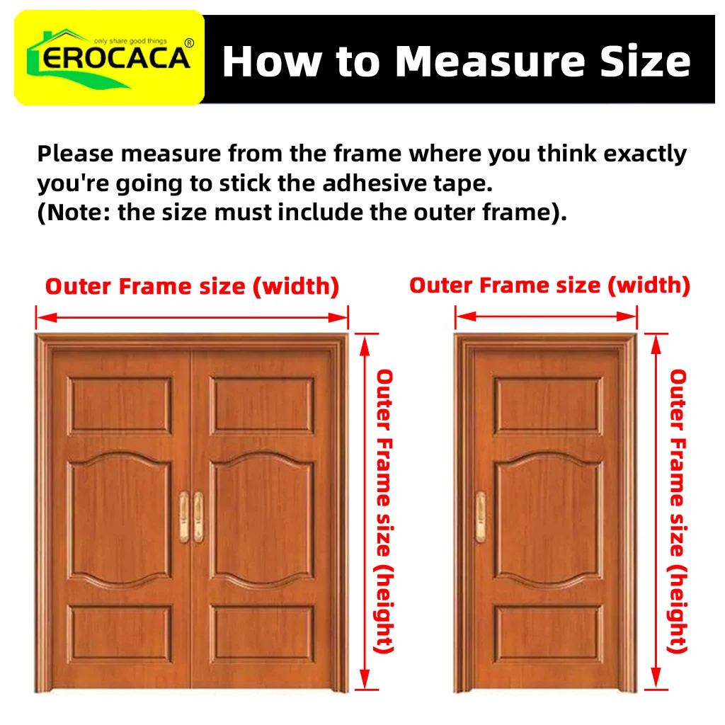 EROCACA Black Magnetic Screen Door Mosquito Net Curtain Fly Insect Automatic Closing Invisible Mesh for Kitchen indoor room