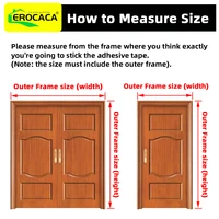 EROCACA Door Heavy Duty Pets Proof Screen Door with Bilateral Zipper Prevent Dogs Cats Running Out from Home Bedroom Living Room 2