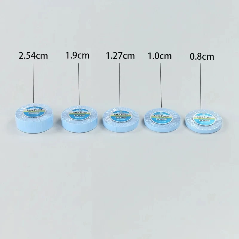 12 yards 0.8cm 1.0cm Tape Double Side Walker Tape HairSupertape Lace Front Wig Tape For Hair Extension Wig Install Kit glue