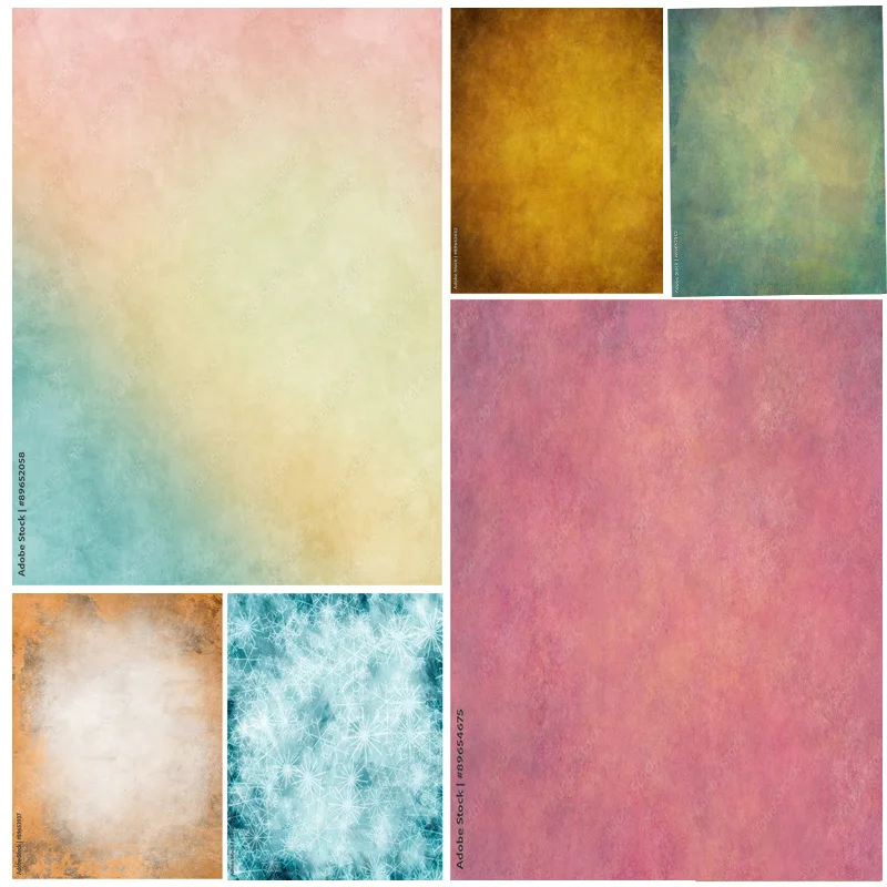 

Vintage Hand Painted Gradient Texture Photography Backdrops Studio Props Portrait Photo Backgrounds MMKL-08