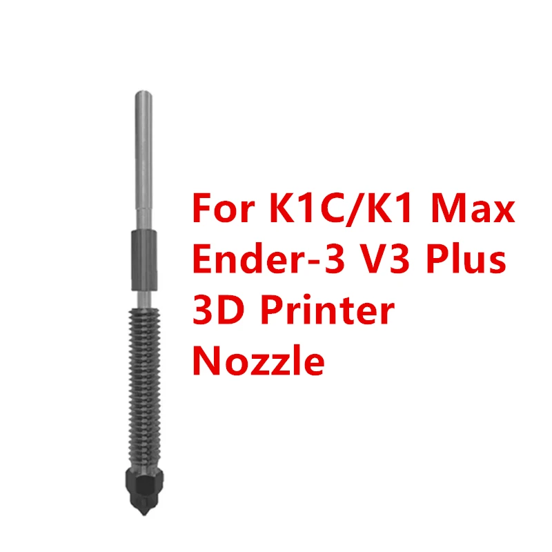 

Для K1C/K1 Max/Ender-3 V3 Plus сопло для 3D-принтера 0,2 мм/0,4 мм покрытие сопло с горячим концом DIY аксессуары печать PETG