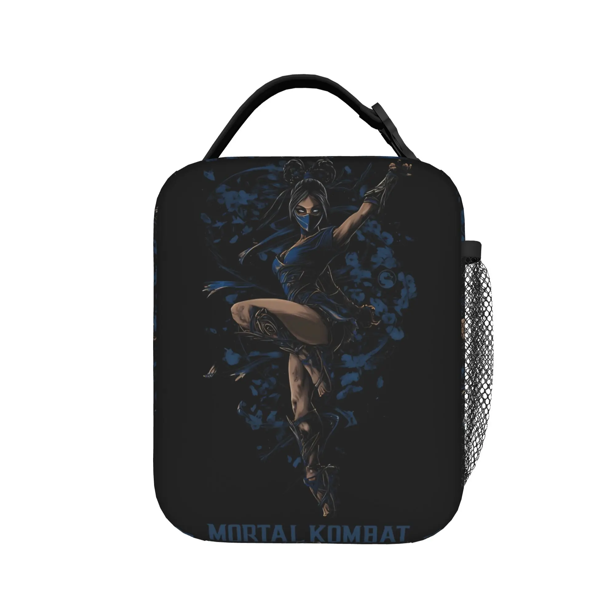 

Lethal Beauty Mortal Kombat Insulated Lunch Bags Large Reusable Cooler Bag Tote Lunch Box Beach Outdoor Food Bag
