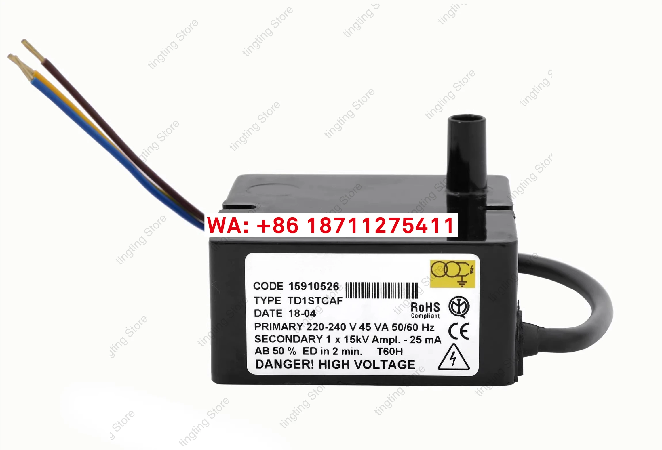 

Ignition Transformer 1 * 15KV Single pole 2 * 12KV Double pole High voltage Baolian Road Burner Transformer