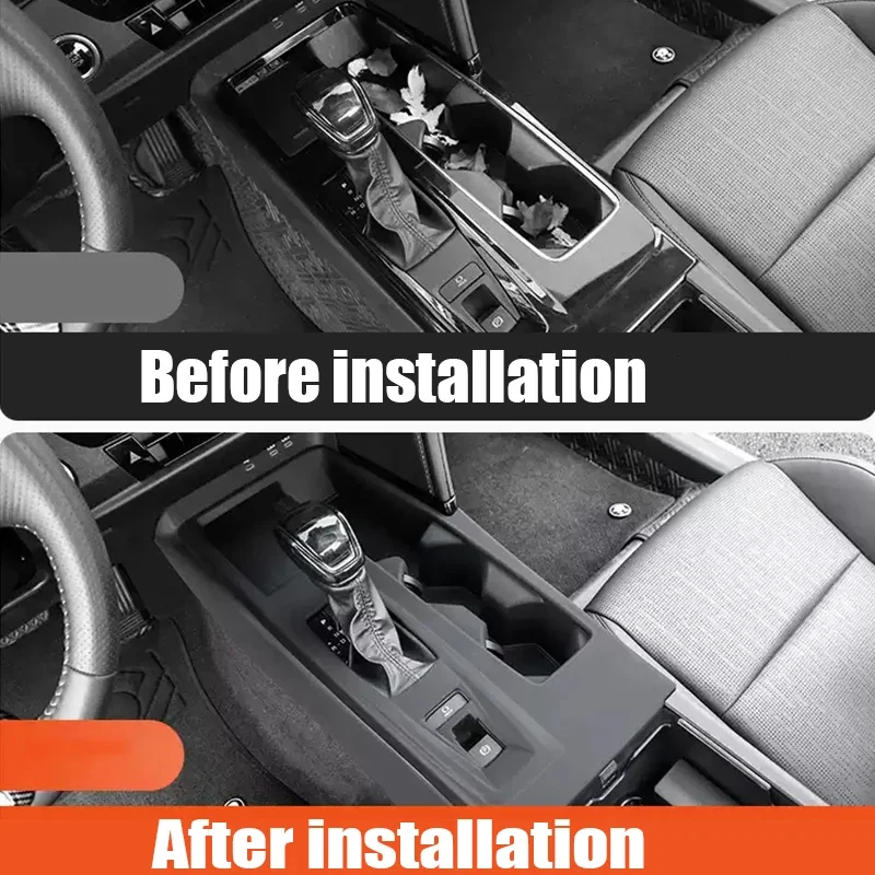 Dla Toyota Camry XV80 2024 2025 Silikonowy panel zmiany biegów do wnętrza samochodu z uchwytem na kubek na wodę Pokrywa podnoszenia okna — zdjęcie 6