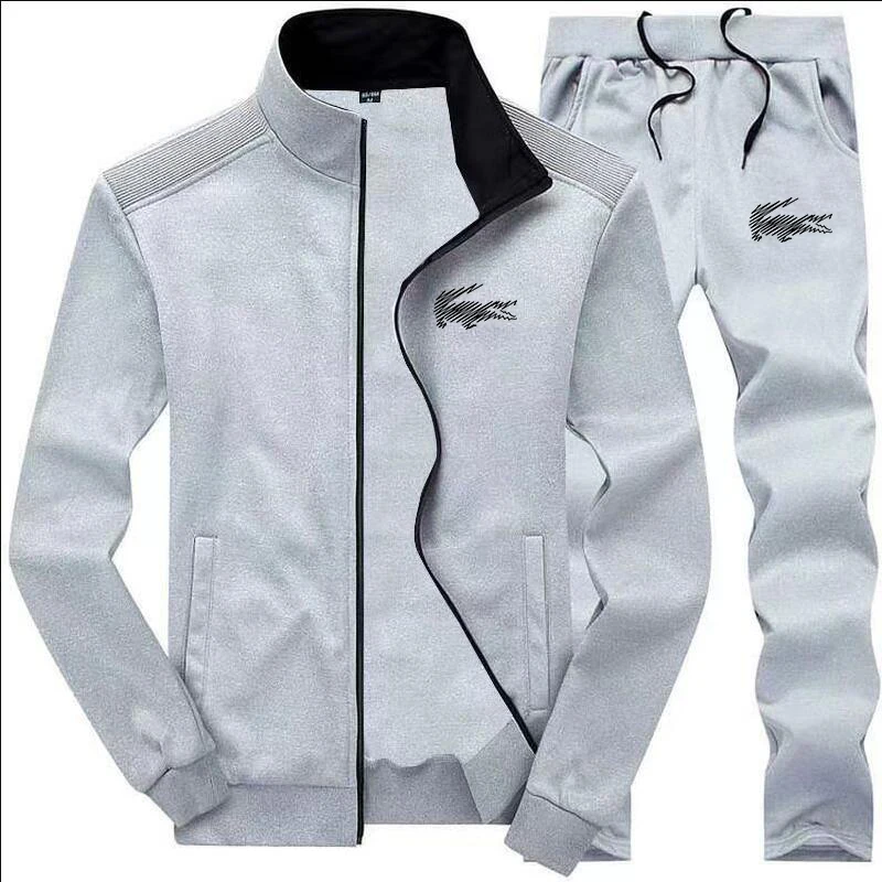 2024 New brand men's casual suit Spring and Autumn men's jacket + pants sports suit men's fashion sweatshirt set