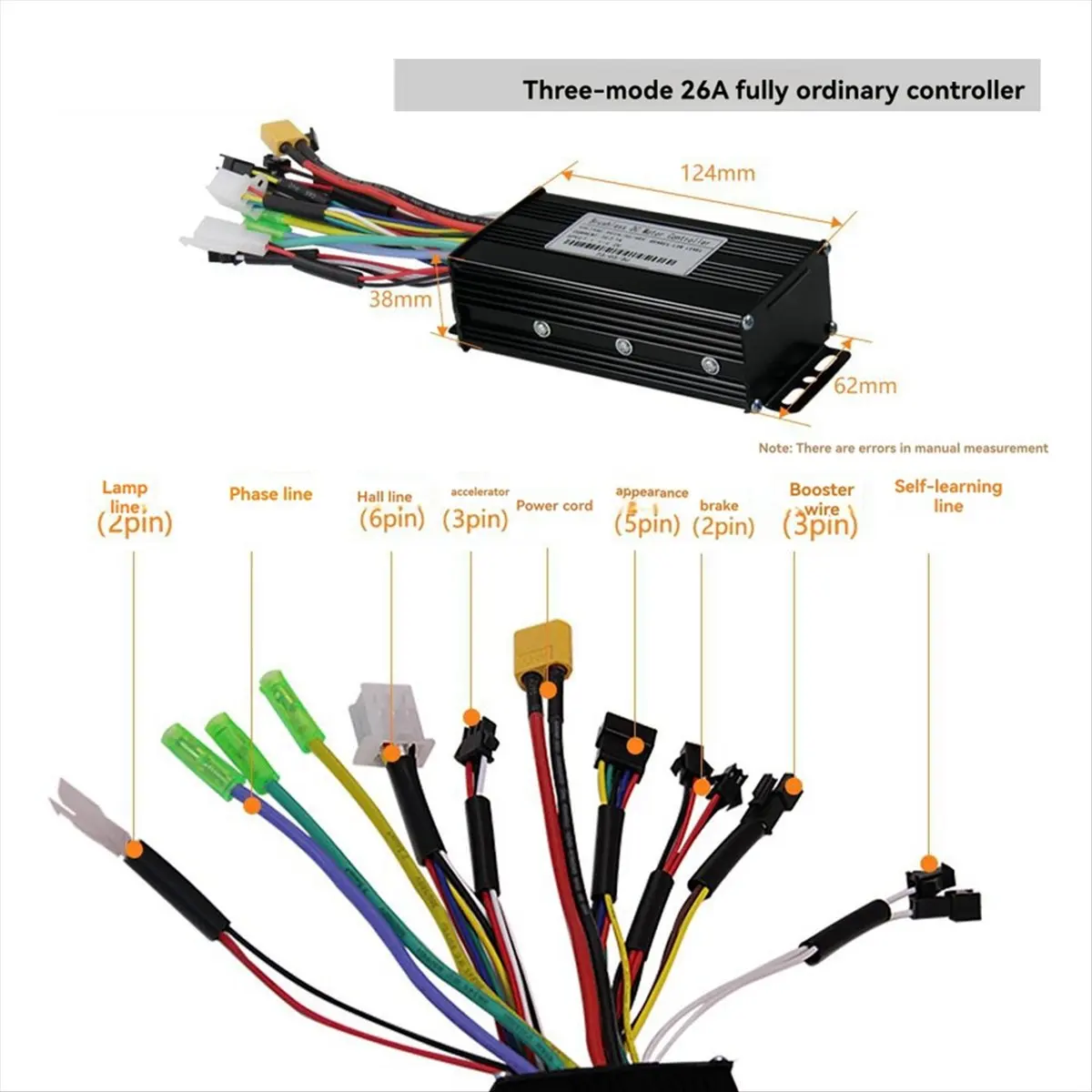 Special Offer-36V 48V 26A Brushless Controller G20 Meter LED Display+130X Throttle Kit for Electric Scooter E-Bike Repair Kit