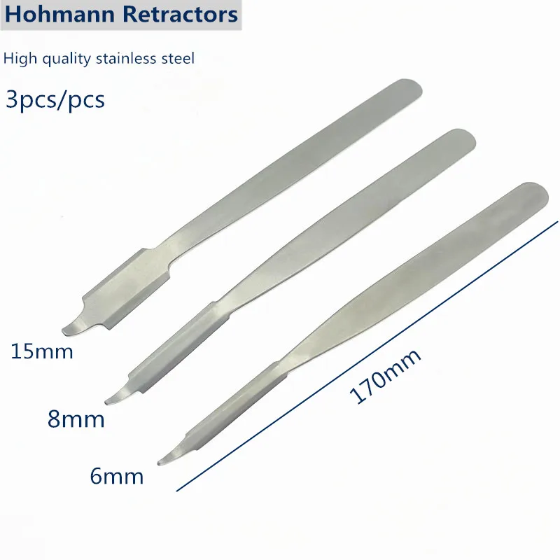 Orthopaedics Hohmann Retractors Orthopedics Veterinary Practice Instruments 3pcs/set