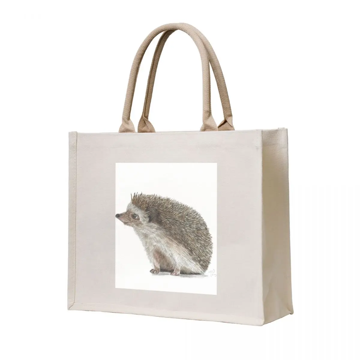 

funny looking hedgehog Tote Bag Large bags for women sac pour femme canvas bags