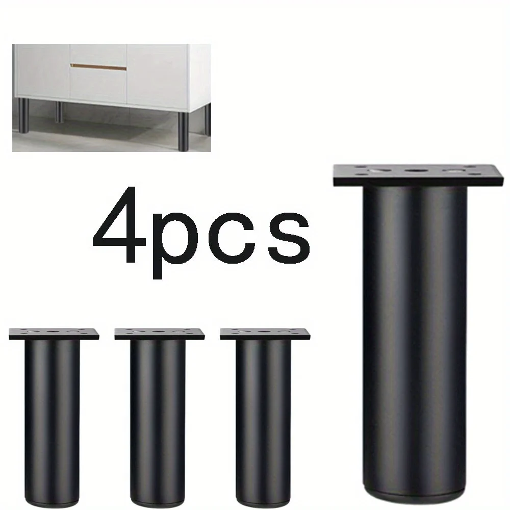 

4Pcs 15cm Height Adjustable 15-16cm Cabinet Foot Thickened Aluminum Alloy Furniture Support Legs Table Chairs Bed Sofa Feet