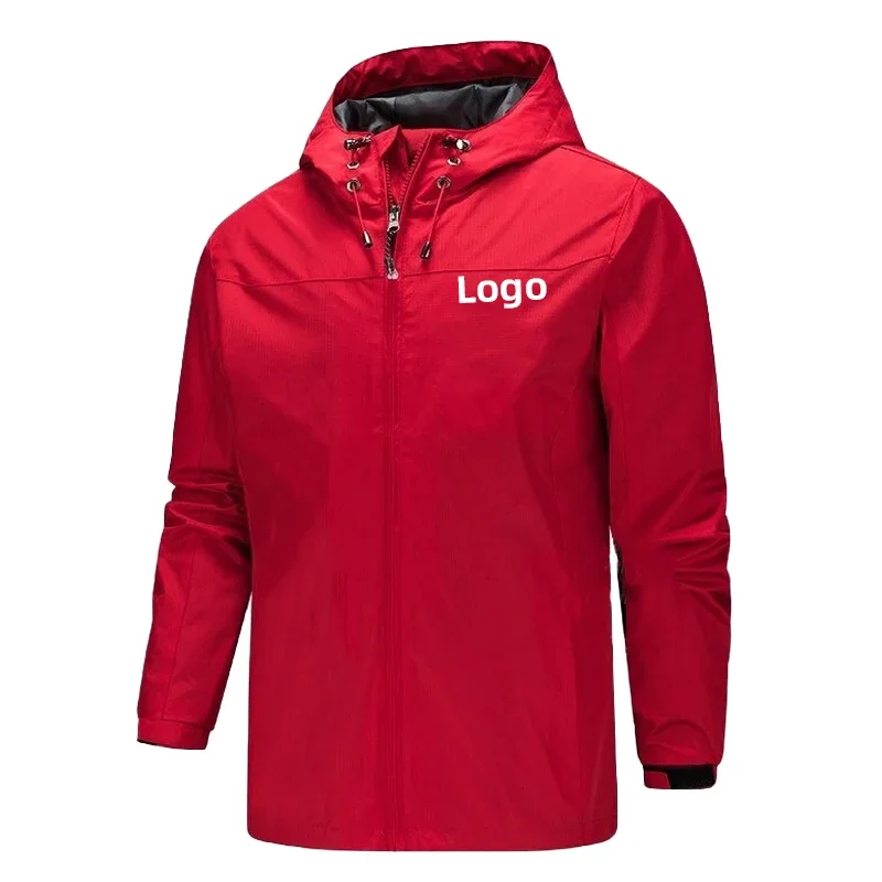 Customize your logo  Jackets Waterproof Windproof Breathable Jacket  Men Fashion Outdoor Mountain Jackets  Training Jackets