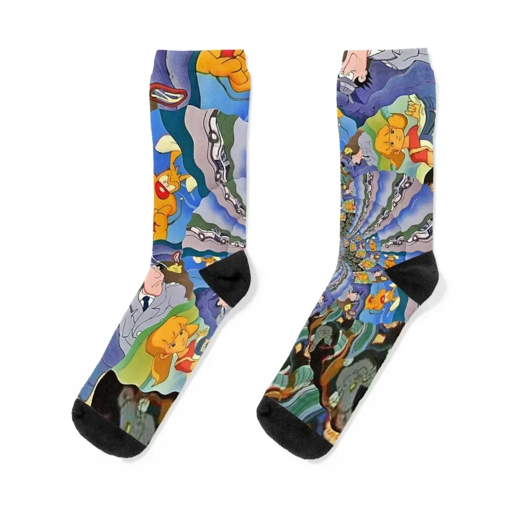 Go Go Gadget Socks cool sport Luxury Woman Socks Men's