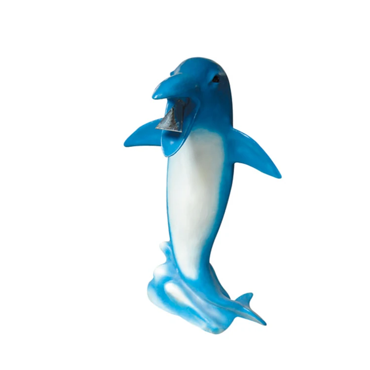 STLF New Cartoon Shark Shape Beautiful Garden Decoration Water Fountain Outdoor Pool Artificial Water Spa Nozzle Fountain