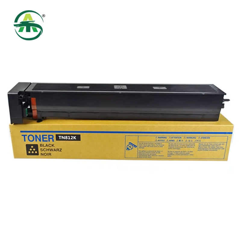 1PC BK750g TN TN812 Toner Cartridge For Konica Minolta Bizhub 758 808 Toner Powder Copier Supplies Compatible Copier Spare Parts