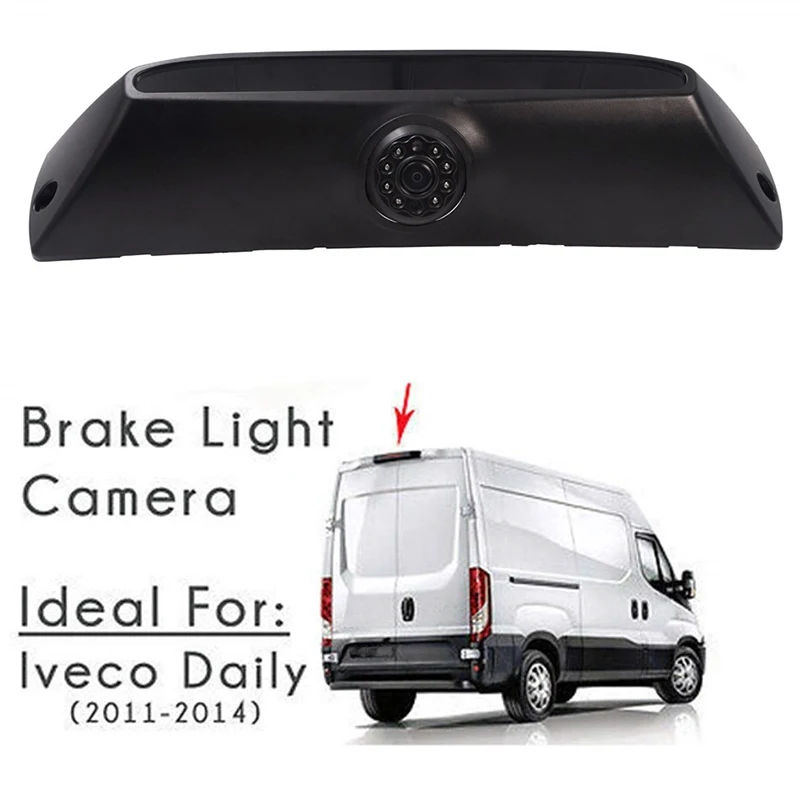 HD Brake Light Reverse Camera Car Third Roof Top Mount Brake Light for Daily 4 Gen 2011-2014 Car Rear View Backup Camera