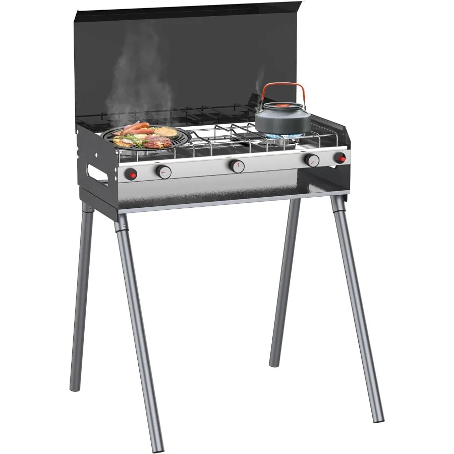 2 Burners 1 Grill P…