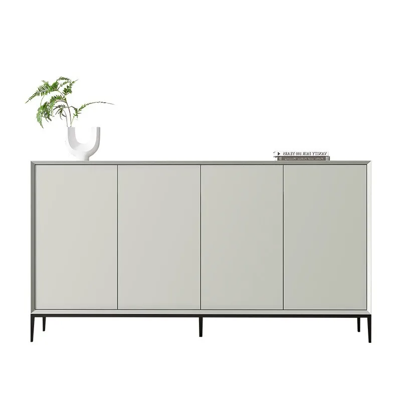

Italian minimalist shoe cabinet, painted home door porch, fully equipped Nordic minimalist cabinet, multi-functional ultra-thin