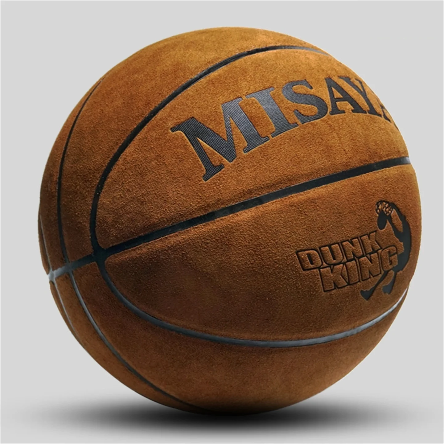 الحجم 7 #   كرة السلة المصنوعة من جلد البقر الأصلي للطلاب البالغين في الأماكن المغلقة والخارجية، مقاومة للاهتراء، كرة السلة للتدريب على المنافسة الرسمية