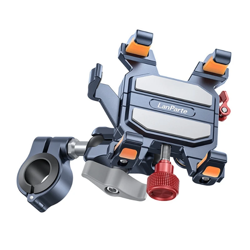 

LANPARTE Motorcycle Phone Holder Universal Dampener Mobile Stand Motorbike Bike Mobile Phone Navigation Bracket