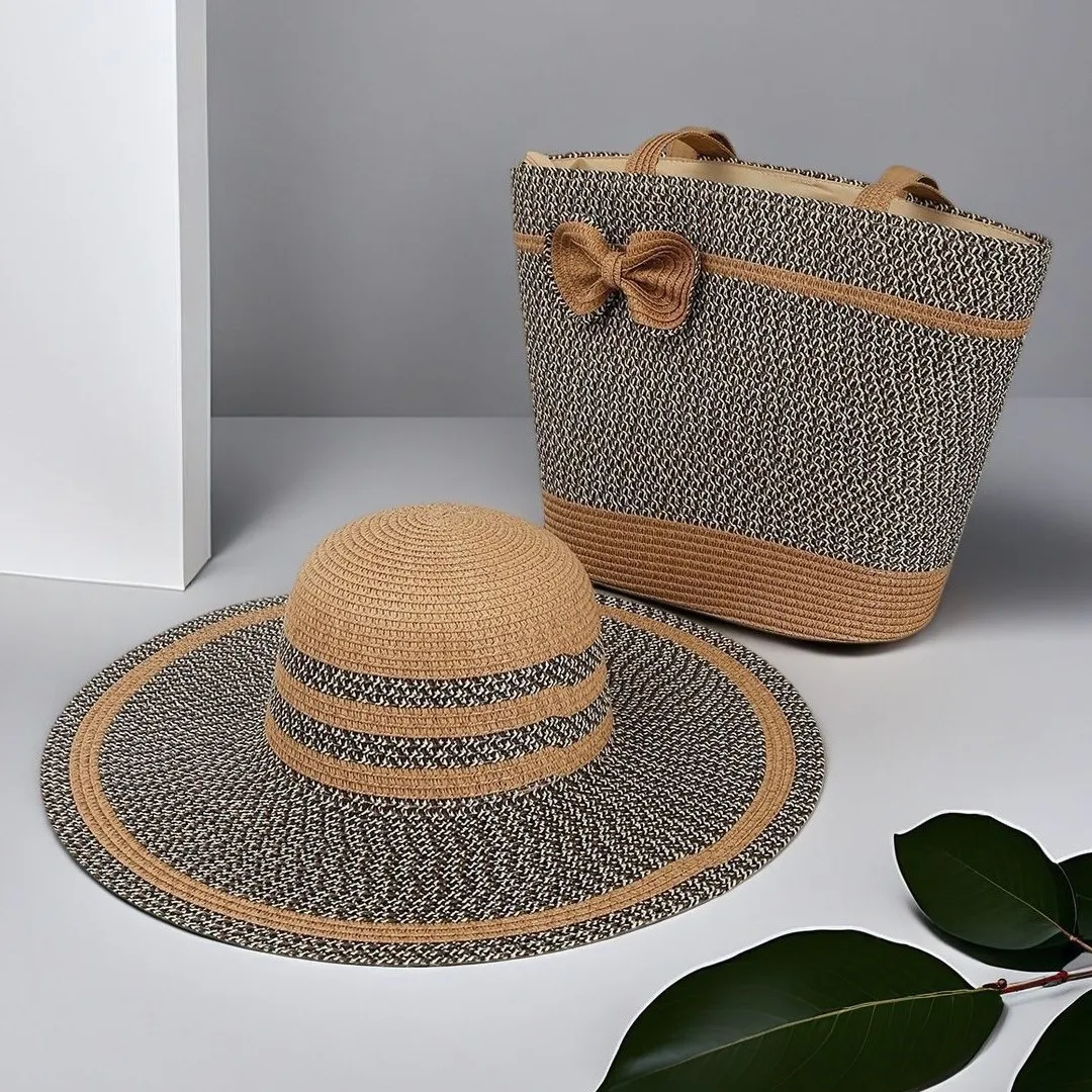 Rattan Woven Shoulder Bag Beach Vacation Handbag Commuter Basket Popular Cross-Border Style Women's Handbag Unisex