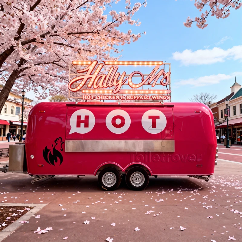 

Wholesale Vintage Horse Trailer Food Truck Concession Food Trailer Mobile Food Truck Trailer with Full Kitchen Equipment