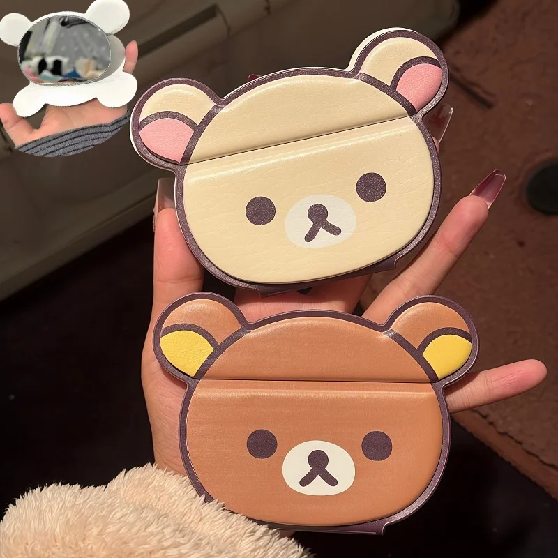Travel Accessories Girls - Rilakkuma Folding Makeup Mirror Cute Simple