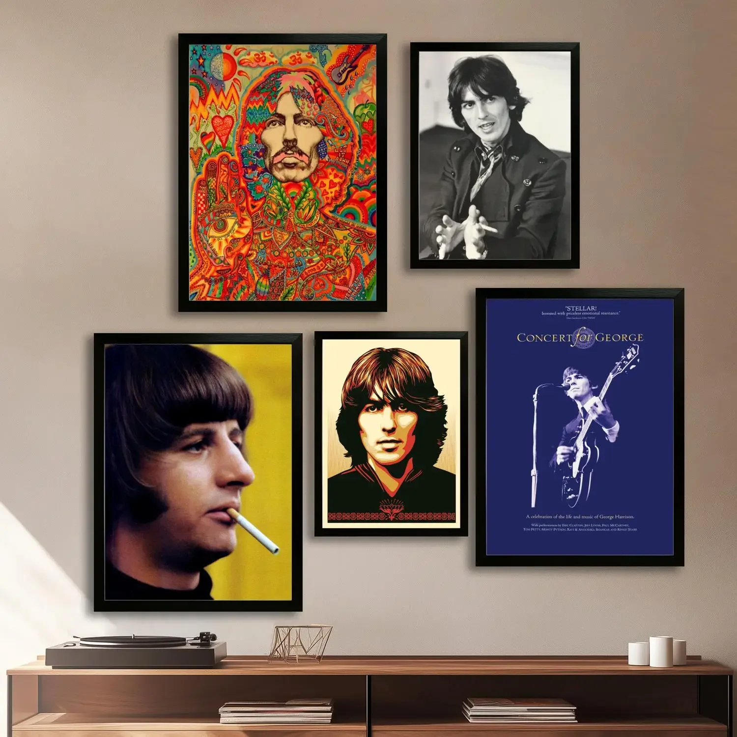 george harrison Canvas Art Poster, Wall Art, Picture Print, Modern Family, Bedroom Decor, Posters,Decorative painting