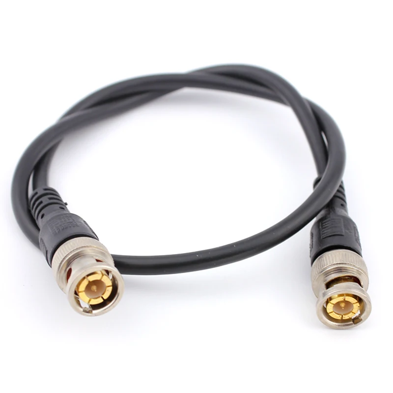 1PCS 50CM(20in) 1M 2M 3M 5M 10M RG59 Coaxial Extend Cable BNC Male to BNC Male For CCTV Camera M/M fast ship