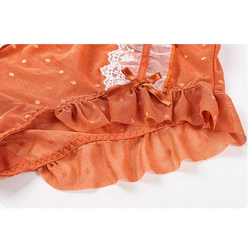 ملابس داخلية نسائية جديدة سراويل دانتيل جذابة على شكل ورقة اللوتس شورت آمن بخصر مرتفع لبطن البطن ملابس داخلية نسائية مثيرة على شكل فيونكة مزودة بفتحات تهوية #6