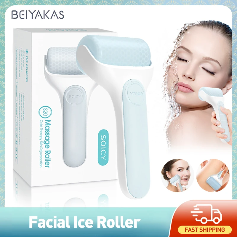 

Роликовый холодный ручной массажер для лица против морщин, лифтинг для лица, анальгетический релаксационный массажер, портативный инструмент для ухода за кожей