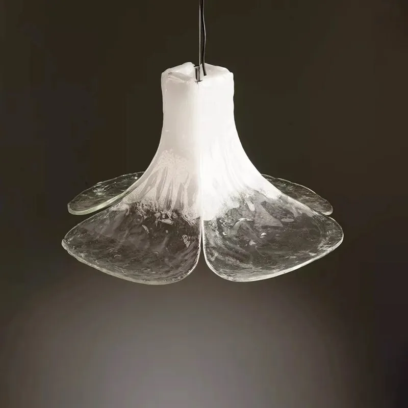 Gradually change petals glass bedside bedroom bedside chandelier entrance chandelier