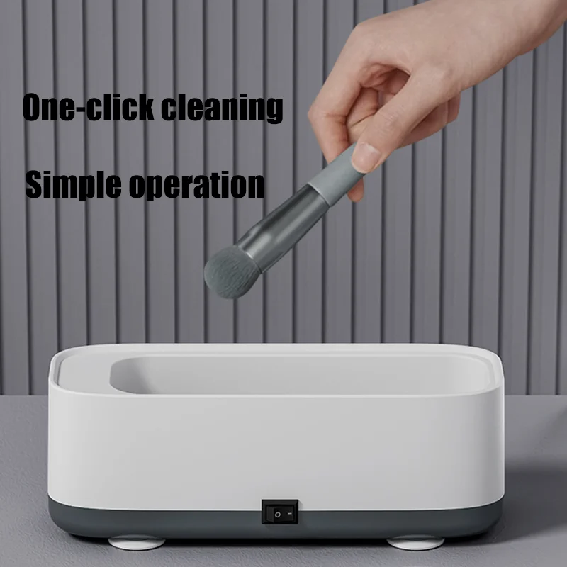 

Ультразвуковой очиститель Pro, очки для глубокой очистки, ювелирные изделия, портативный дизайн для домашнего использования в путешествиях (без батареи)