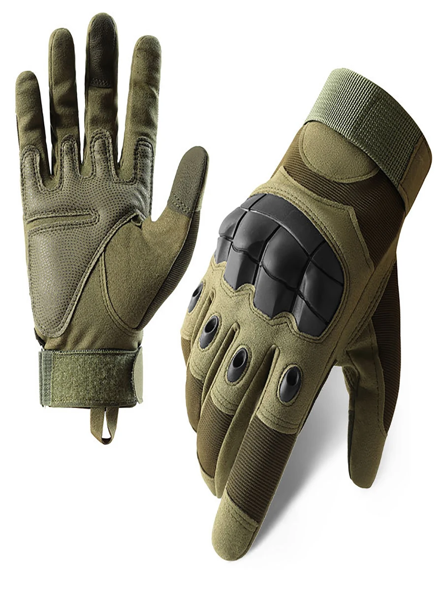 Gran oferta de guantes tácticos para motocicleta, Camping, ciclismo, senderismo, escalada en roca, diseño táctil, protección deportiva para Fitness, guantes de caza