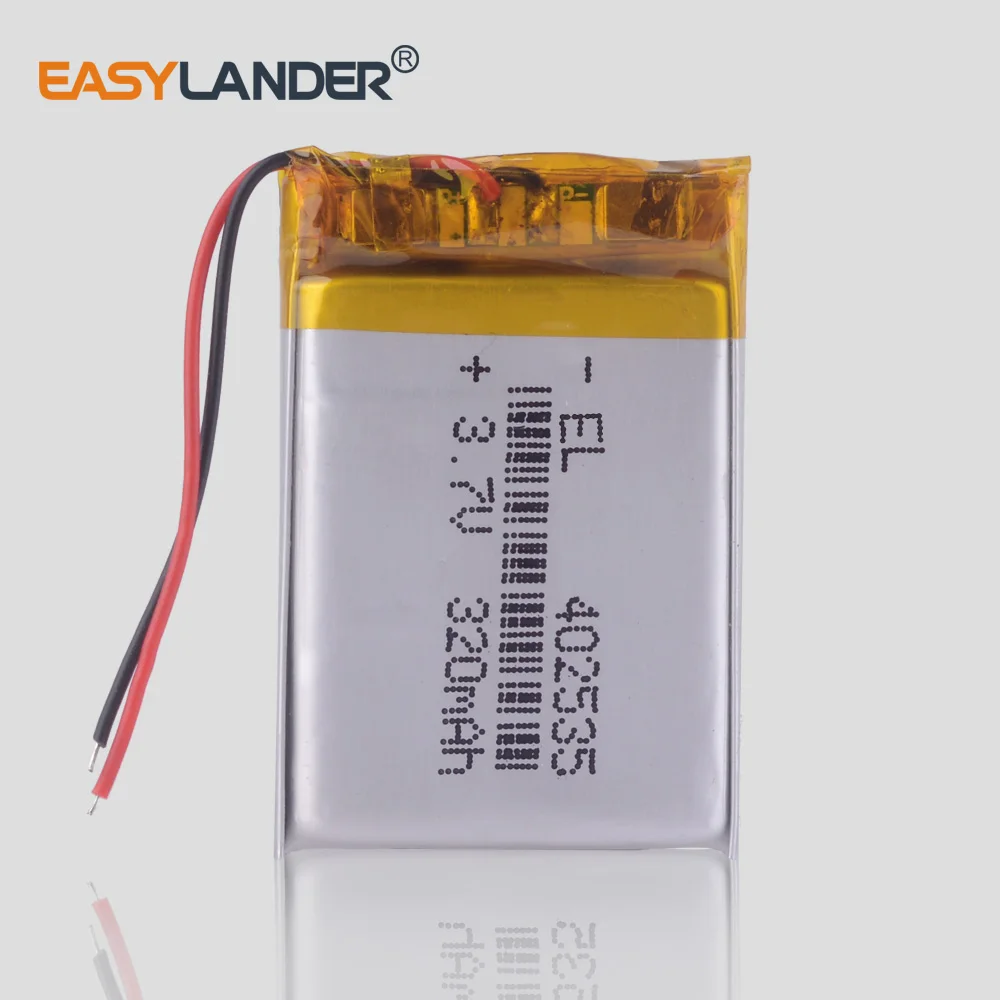 402535 3.7V 320mAh  Rechargeable Lithium Li-ion Li Polymer Battery For navigator mp3 mouse Bracelet DVR GPS PDA 402436  392634