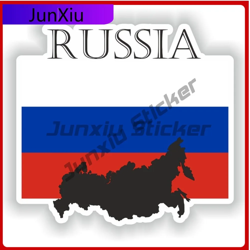

Russia Sticker Flag MF Funny Creative Laptop Bumper Durable Vinyl Exterior Parts Vinyl Decal For Car Truck SUV Window Bumper