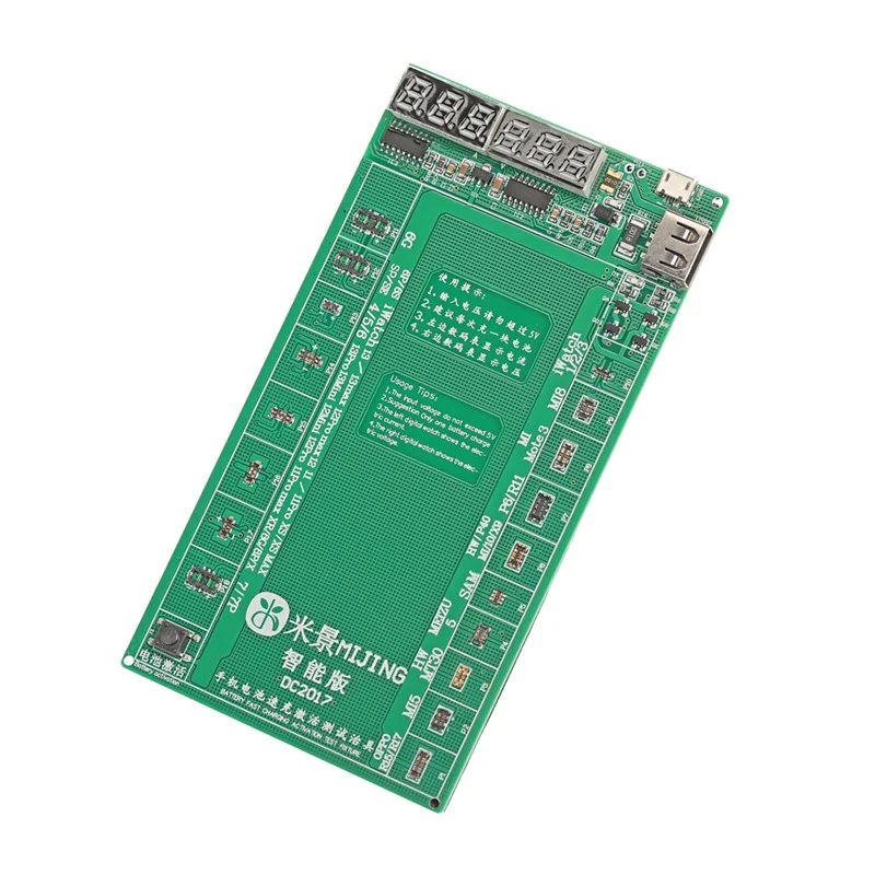 MIJING-DC2017 Mobile Phone Battery Activation Board para iPhone, Android, carregamento rápido Test Fixture