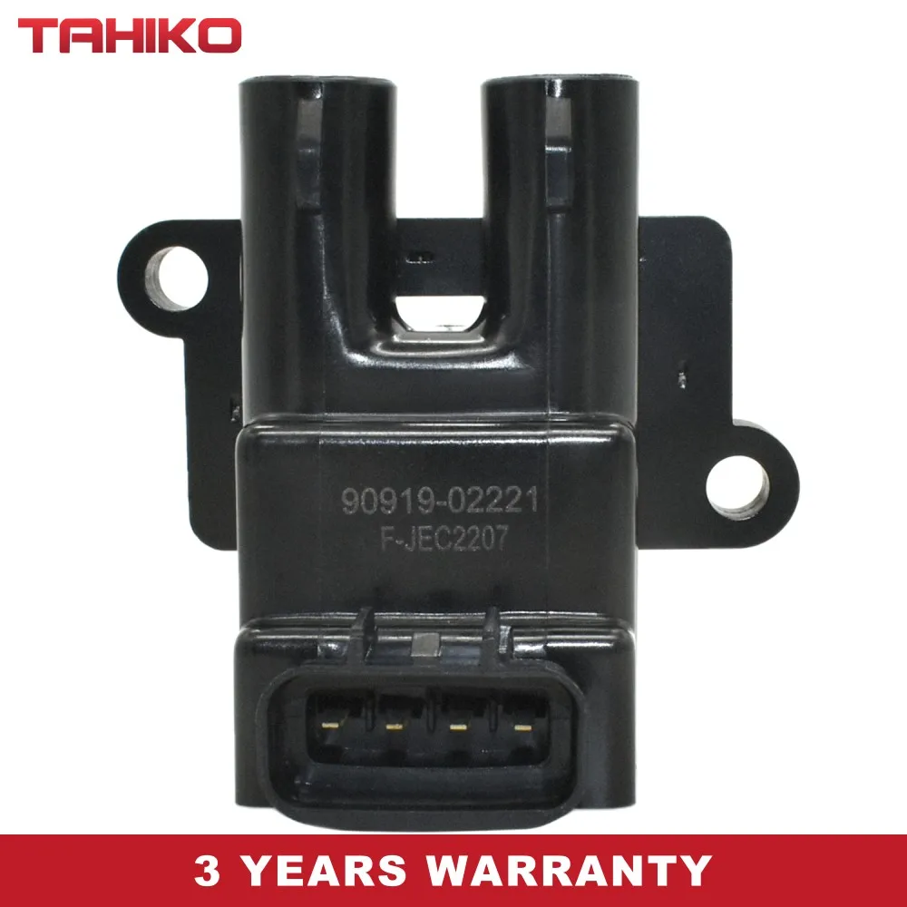 Ignition coil 90919-02221 FIT FOR Toyota Caldina Chaser, SX100 Crown, SXS13 Lite Ace Noah, SR40, SR40G,SR50,SR50G Town Ace,SR40