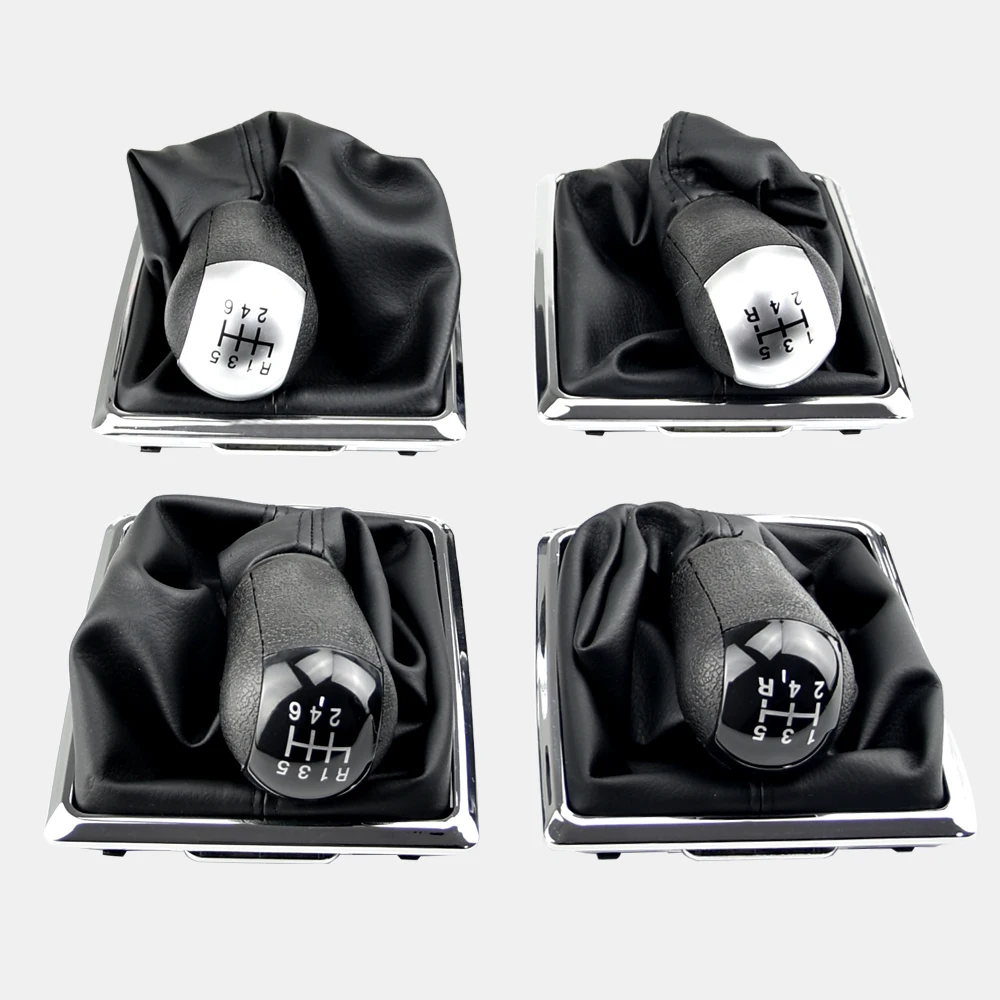 

Gear Shift Knob Boot Lever Switch Handle For Ford Focus 2 Mondeo MK2 2005-2011 Manual Gearbox Handle Cover 5/6 Speed